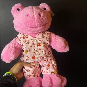 Build A Bear Pink Frog NWT